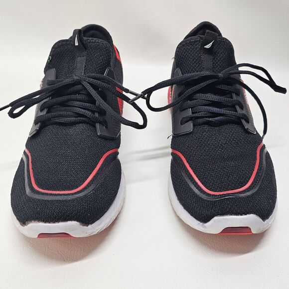Nautica Vintro Sneakers Size 11 – Red Black Mesh Athletic Shoes Comfort Sole - Picture 2 of 9